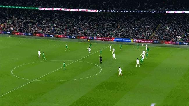 葡萄牙0-2落后爱尔兰！！！帕罗特内切打近角破门完成梅开二度！！！