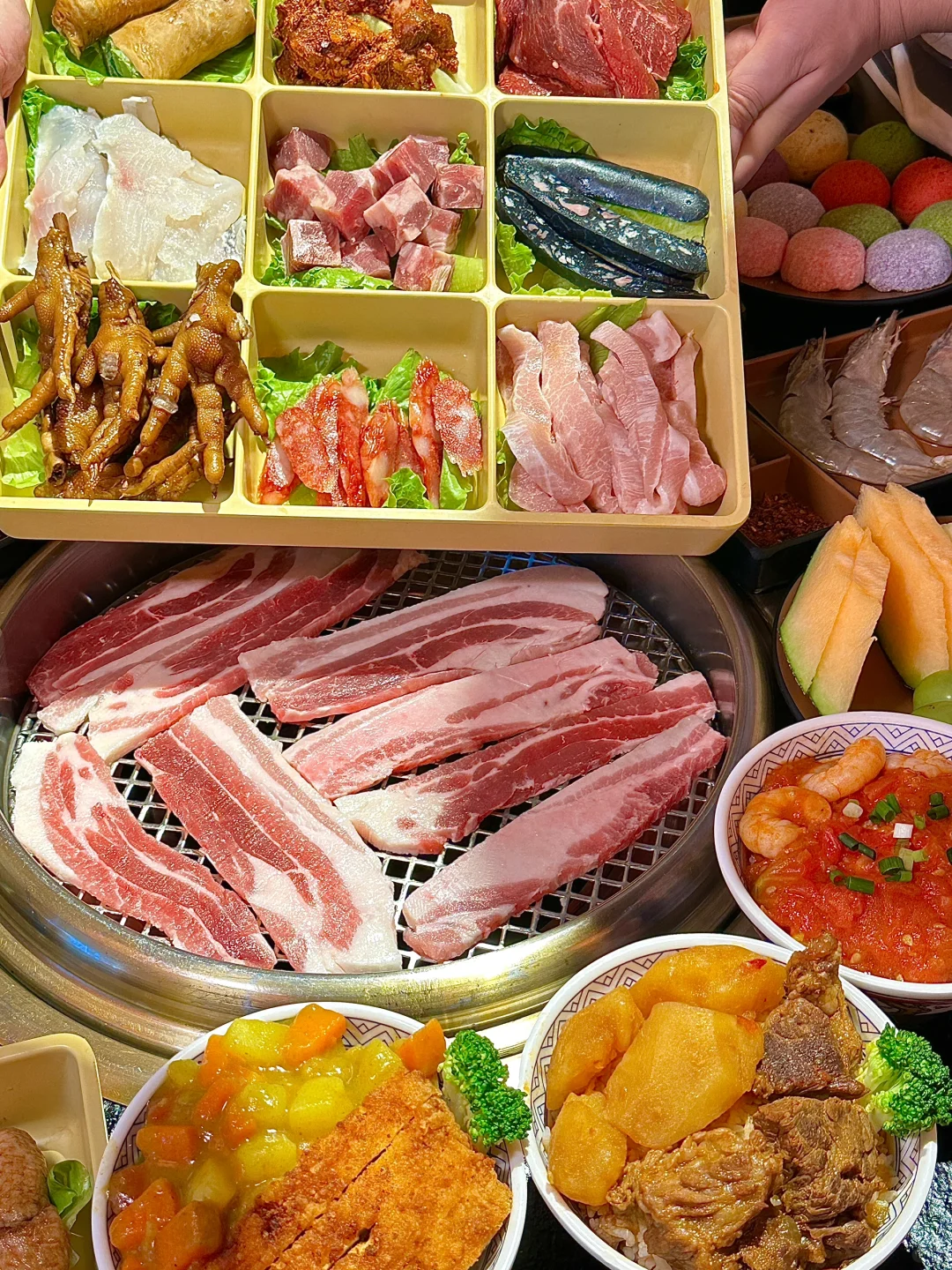 光环这家自助烤肉上新啦📣碳水脑袋闭眼冲