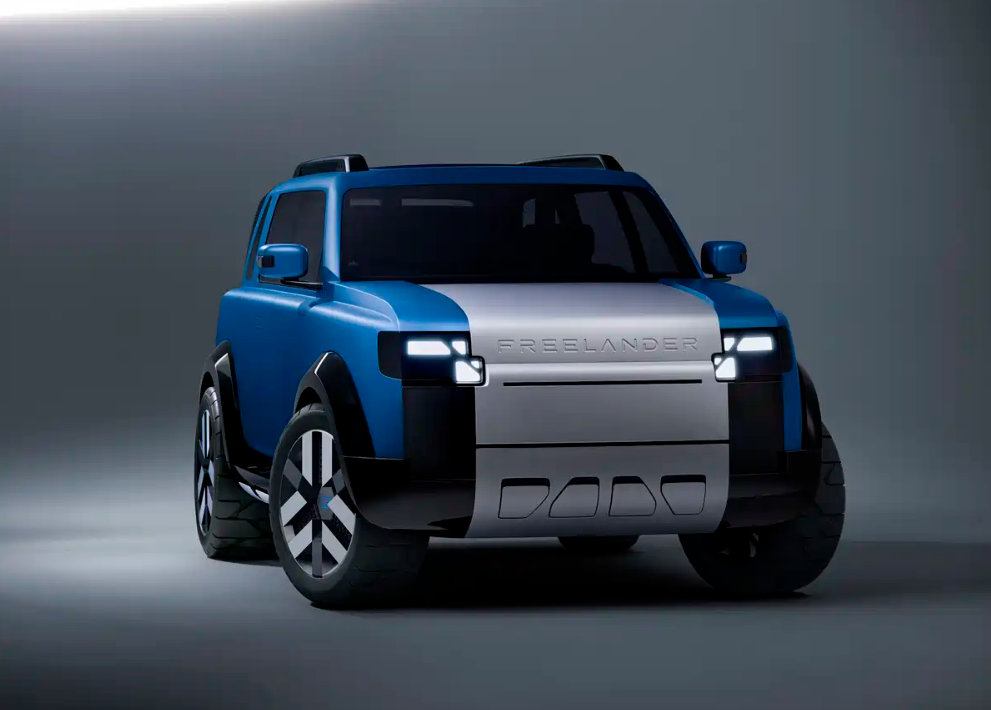 第一次看到FREELANDER 神行者的首秀，外观有点“乐高”的积木感，有可能是