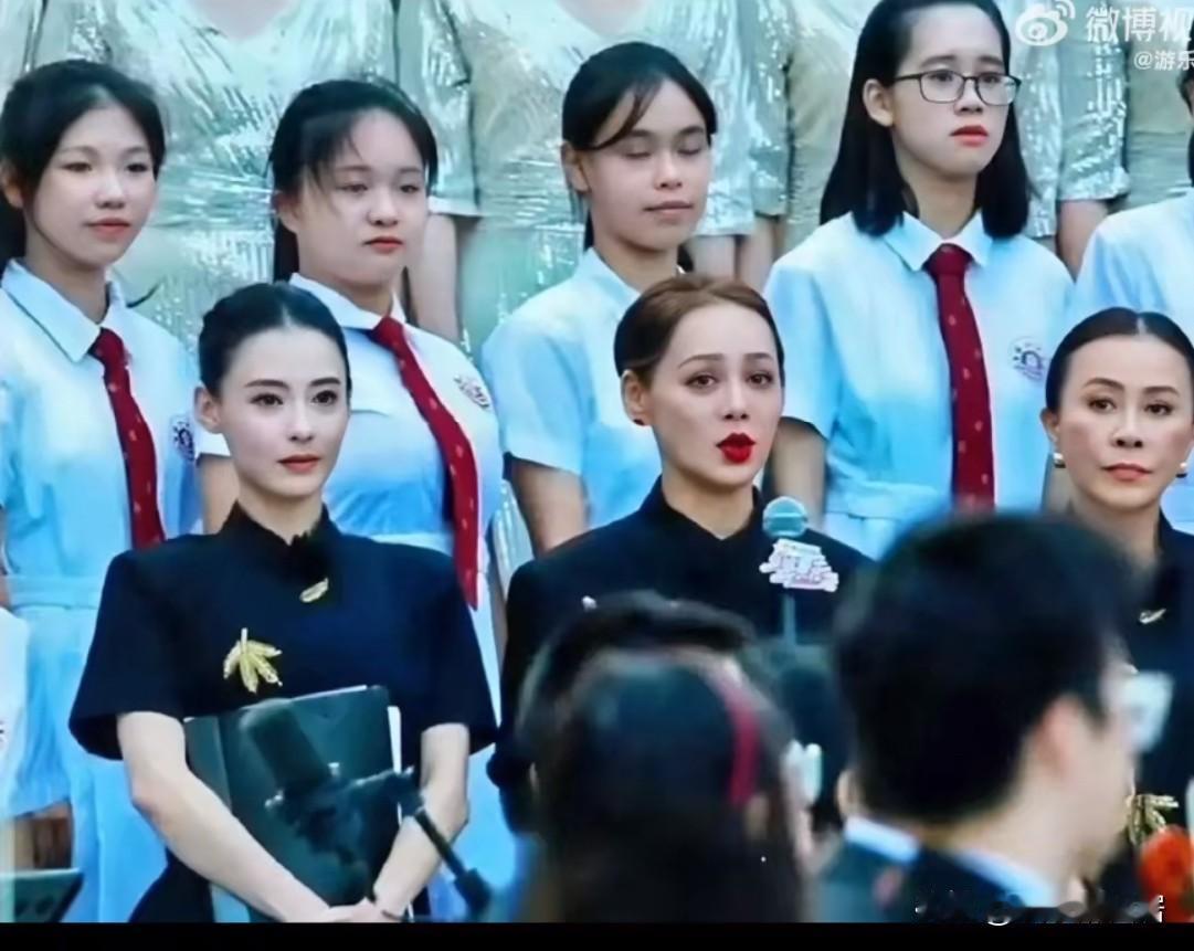 我在张柏芝身上发现一个很玄学而且准的吓人，那就是不管张柏芝和谁合影，只要有她在，