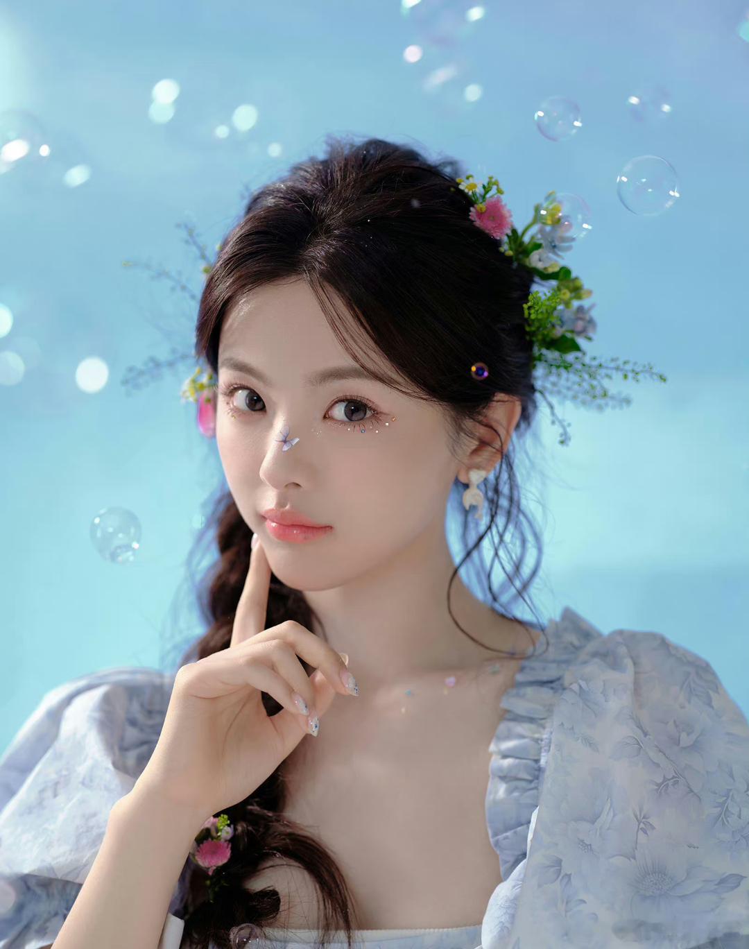 速速来看超越妹妹的美貌[打call][打call][打call]今日份花仙子我爱