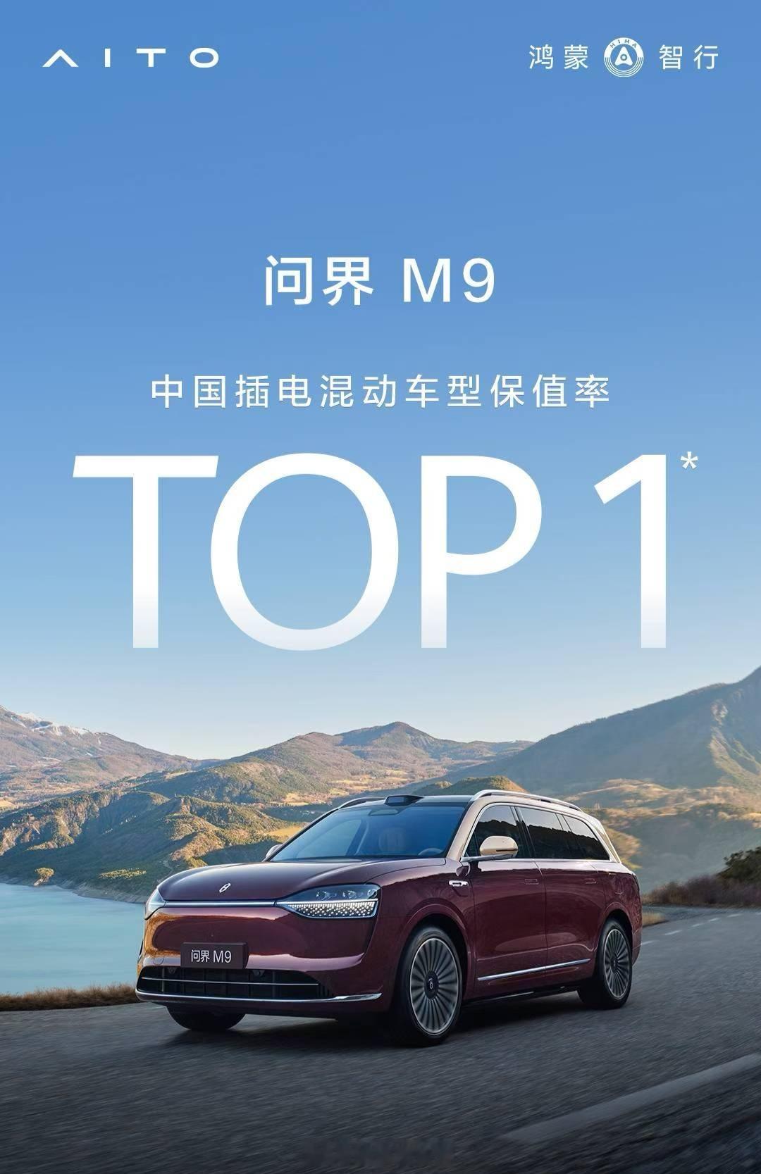 不愧是问界m9五十万级销冠 呀，这保值率确实不错，在如今这个市场环境里面，能如此