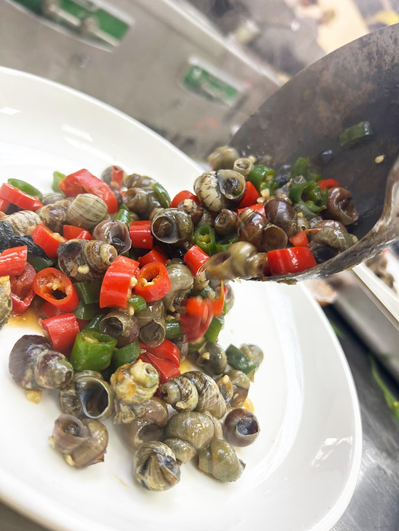 香辣炒田螺，下饭神器！🔥🍜铁锅焖田螺 啤酒焖田螺 酸辣紫苏炒田螺