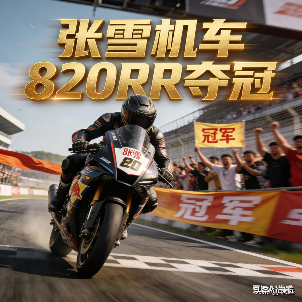 张雪机车820RR一战成名，是不是很振奋很雀跃，是，但对我而言最令人振奋鼓舞的不