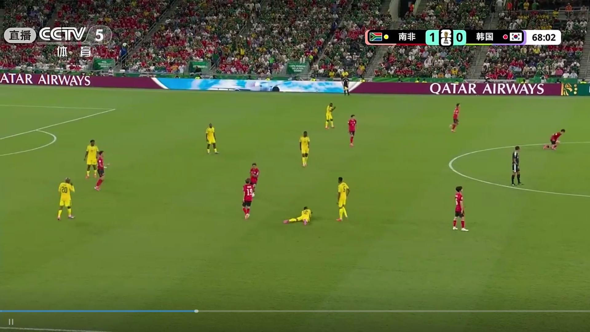 韩国队的时间不多了打平就出线真难题世界杯 下半场86分钟了，留给韩国队的时间真的