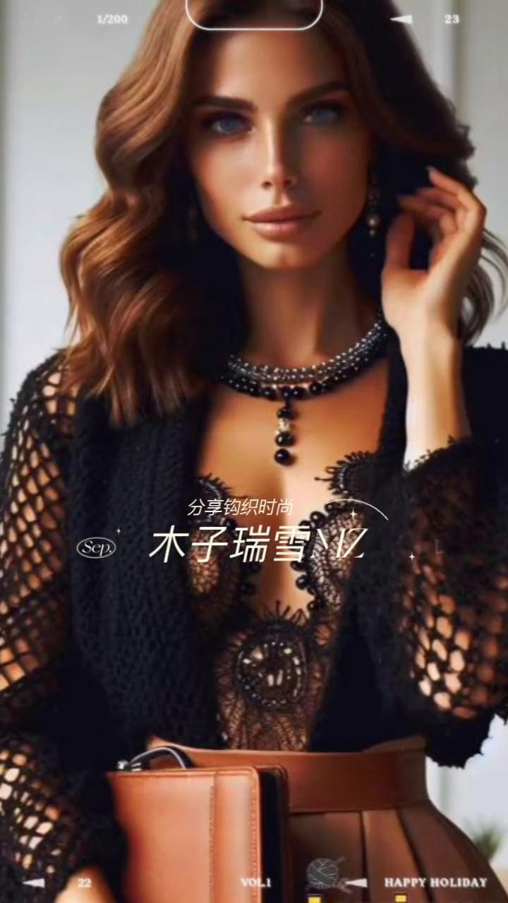 分享钩织时尚。
木子瑞雪。