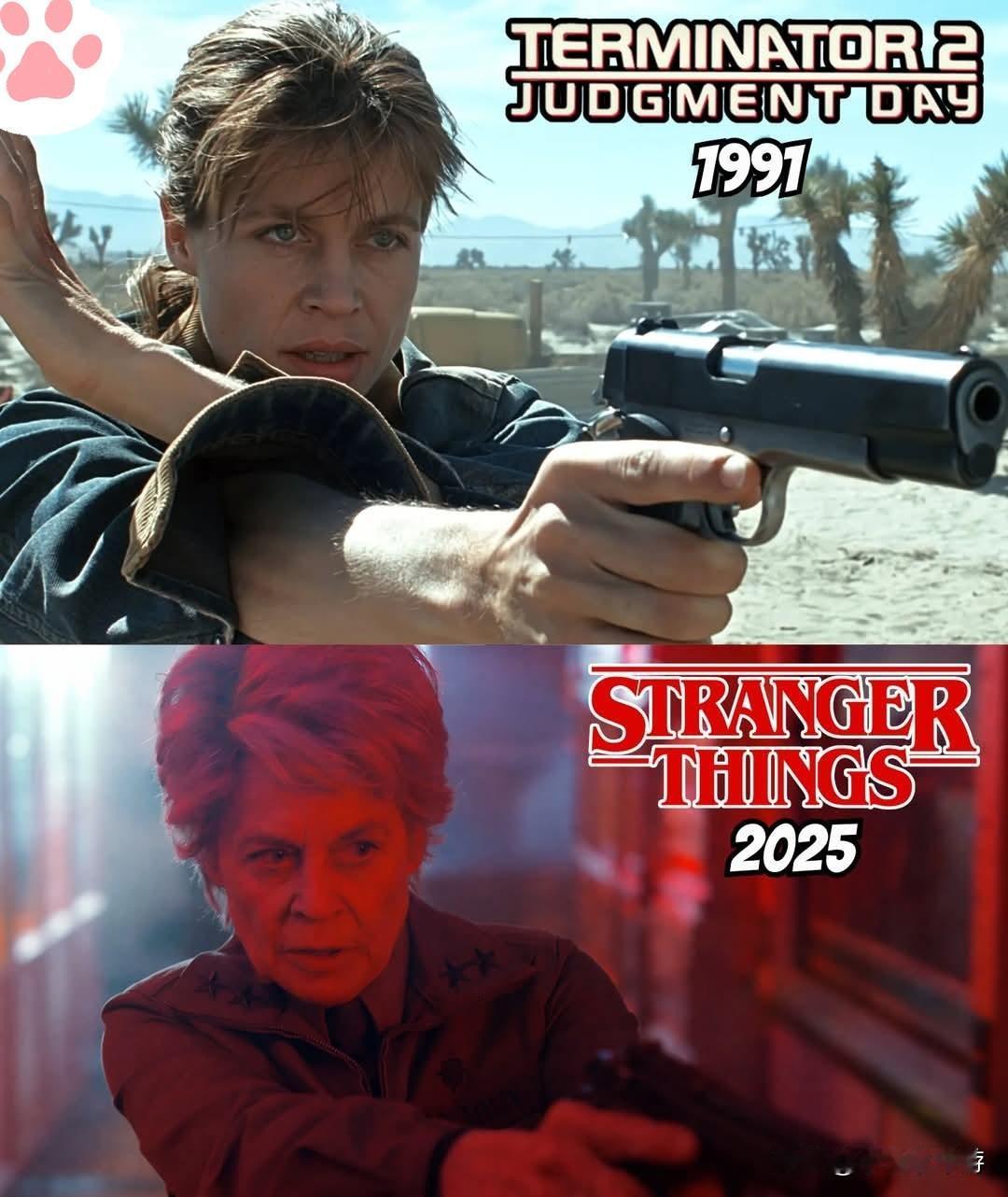 事物越是变化多端，就越是保持原样不变

《终结者2》中的琳达·汉密尔顿➜《怪奇物