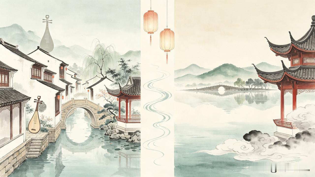 到底杭州古韵浓还是苏州浓一些呢?都说上有天堂，下有苏杭，两座江南名城各有风华，可
