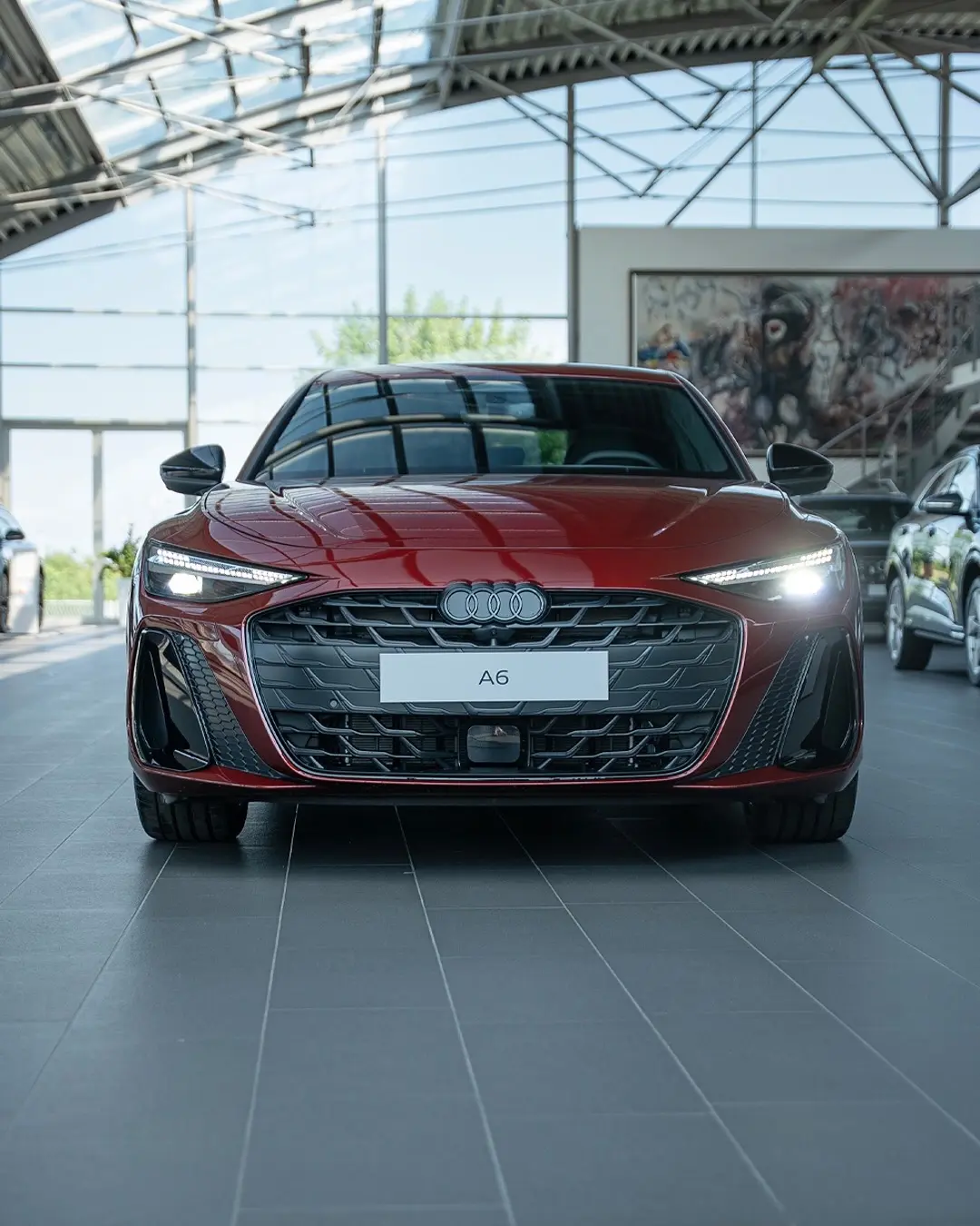 全新奥迪A6 Sedan 石榴红色好看吗？