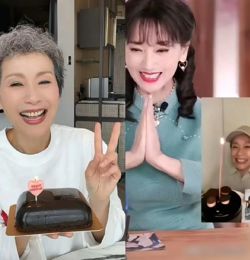 叶童刚过完63岁生日。
3月8号她第一次开个人生日直播，和粉丝线上聊了一小时。