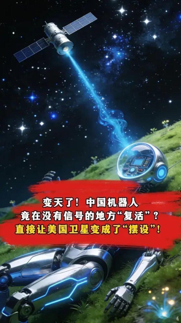 📌变天了！中国机器人竟在没有信号的地方“复活”？直接让美国卫星变成了“摆设”！