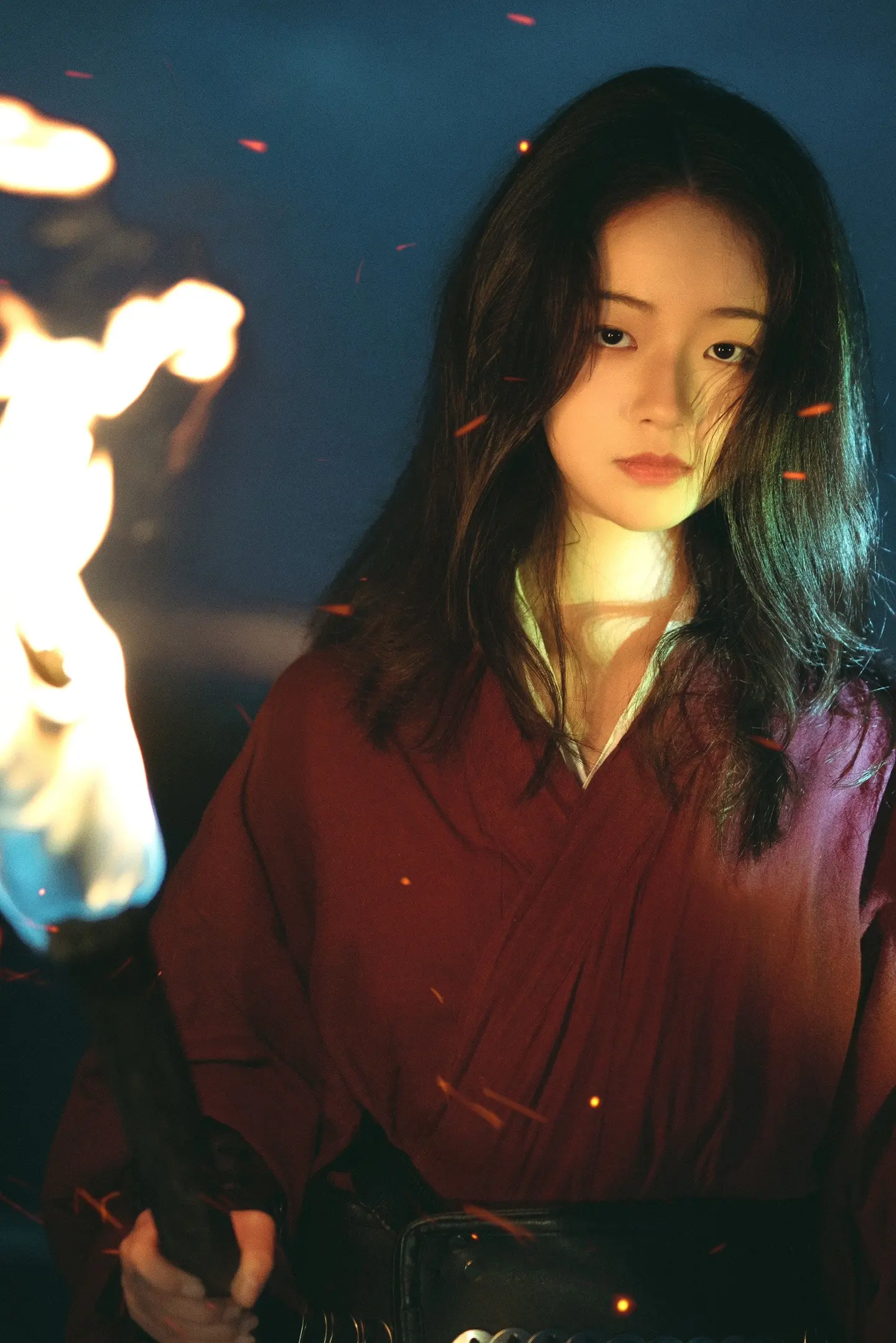 我可对镜贴花黄，亦可铁甲披寒光。