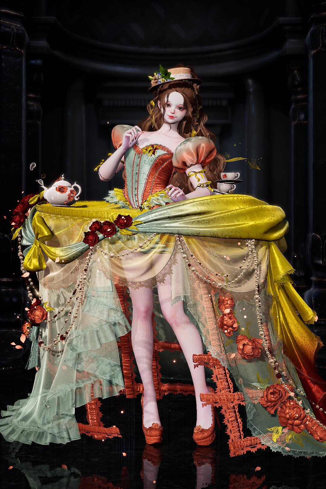 以闪亮之名 5星【花间茶约】前八染色分享（双服）放plq以闪亮之名创作者激励以闪