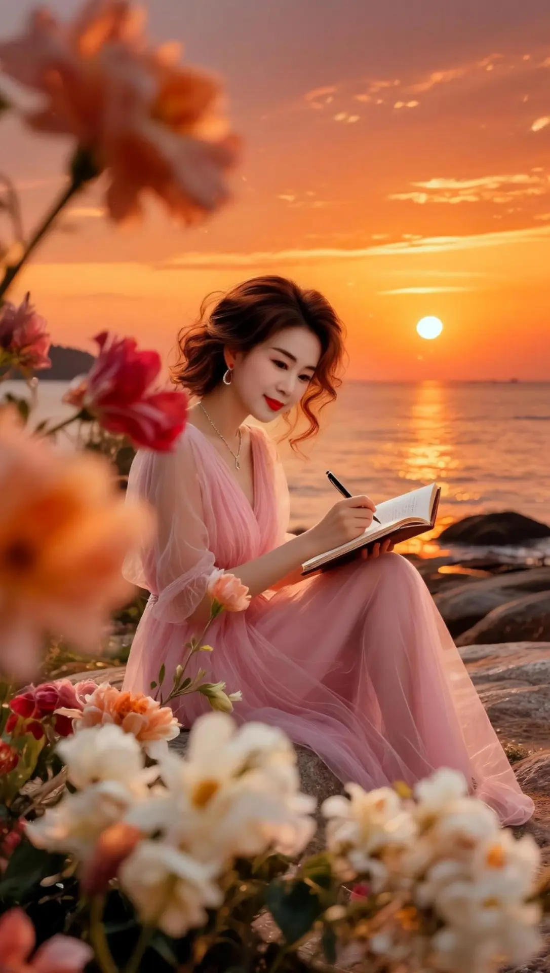 AI夕阳氛围感写真 随变ai随便玩