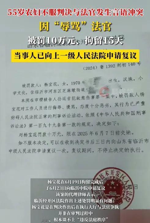 近日，山东临沂发生一起因家庭纠纷引发的法律事件。一名五十多岁的女子在法院内大声指