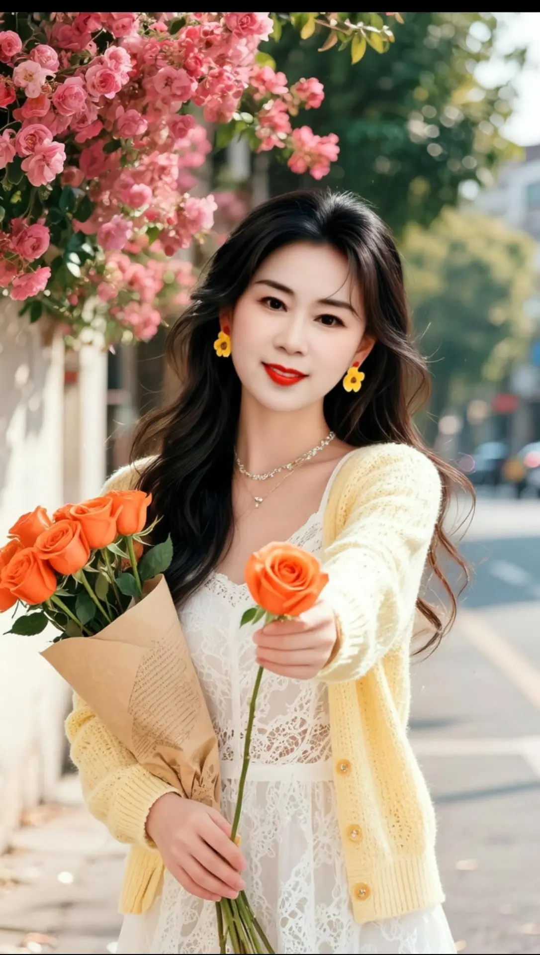 AI春日清新照 ai创作