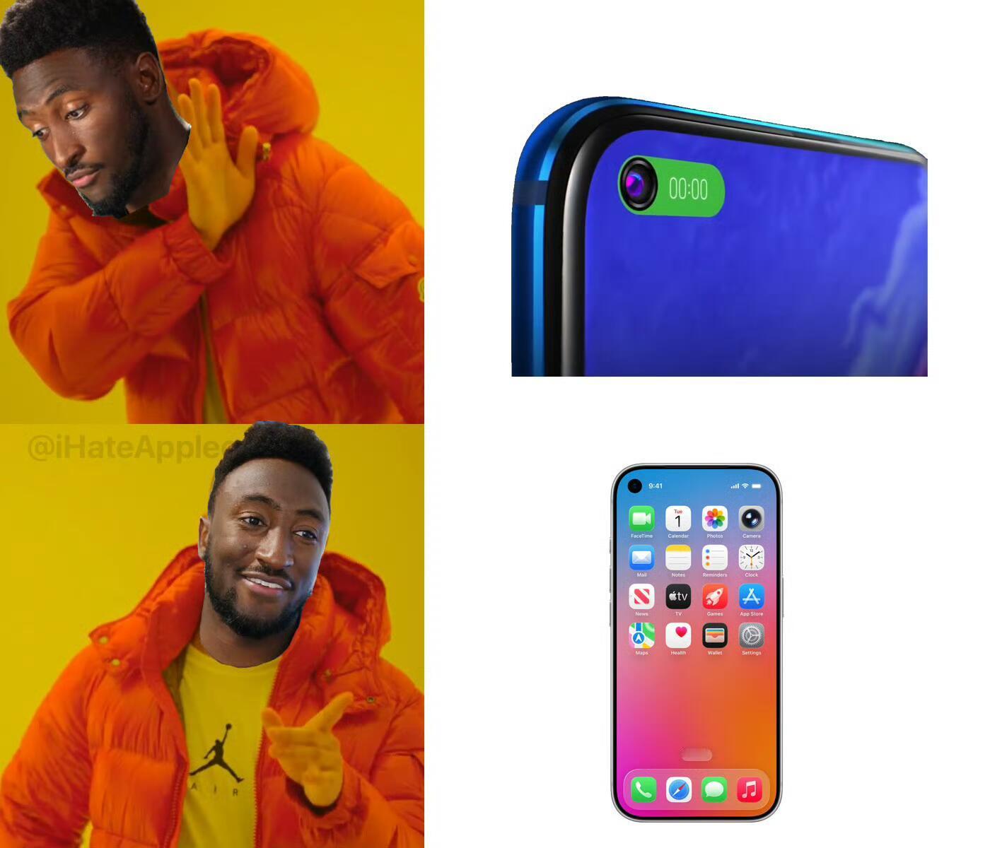 iPhone 18 Pro 从药丸屏变成单挖孔iPhone 18 Pro 从药丸