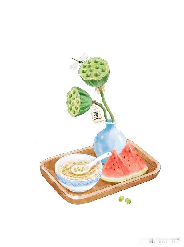 立夏已至，暑气渐生🌿
夏养三分，重在养心
少贪寒凉，少熬夜伤神
清淡饮食，规律