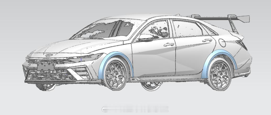 给伊兰特N做个宽体，出征纽北？（没钱，开玩笑的 哈哈哈） 