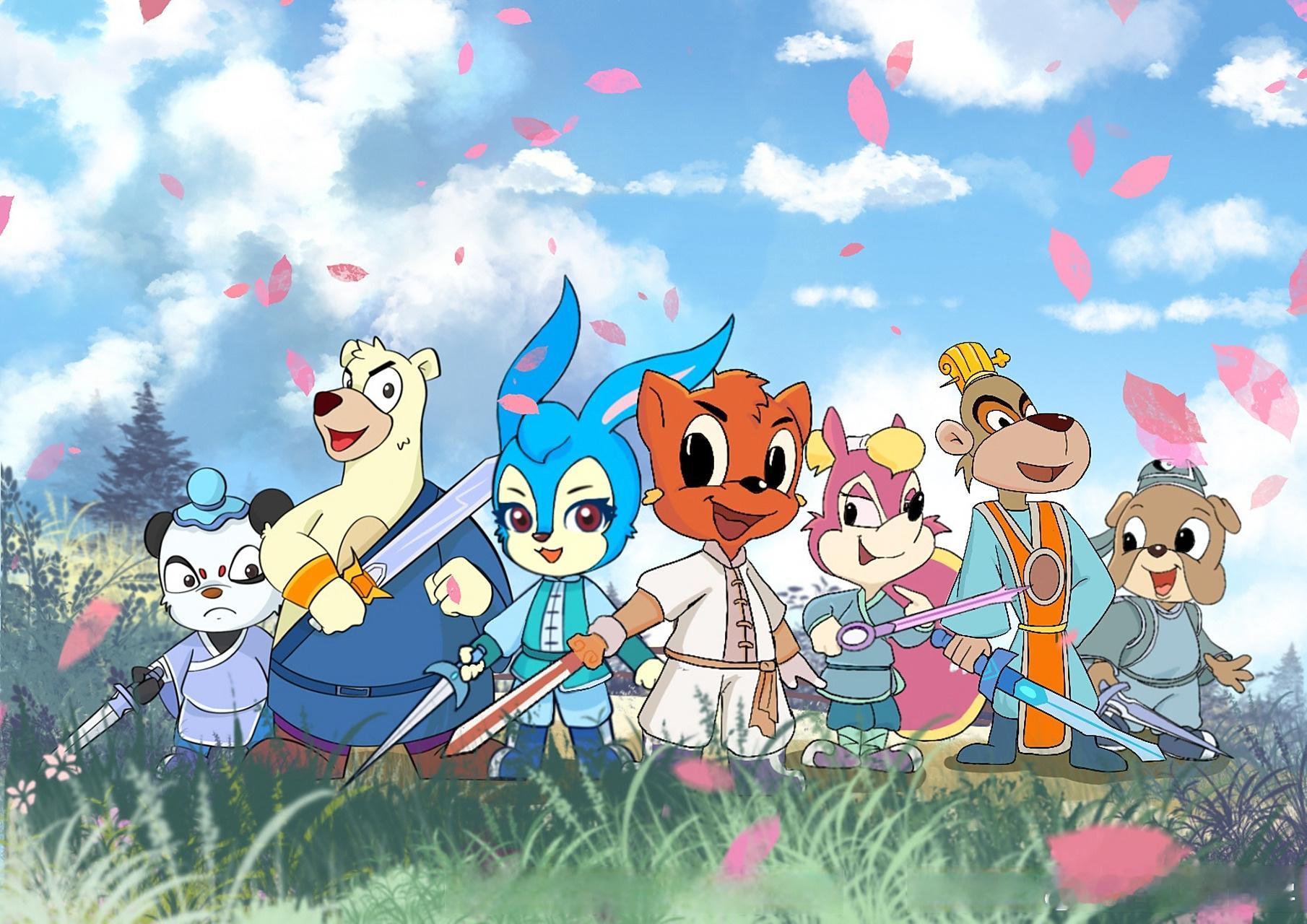 虹猫蓝兔七侠传回来了要是真出4K修复版，正式播出绝对有家长举报，这细糠压根吃不了