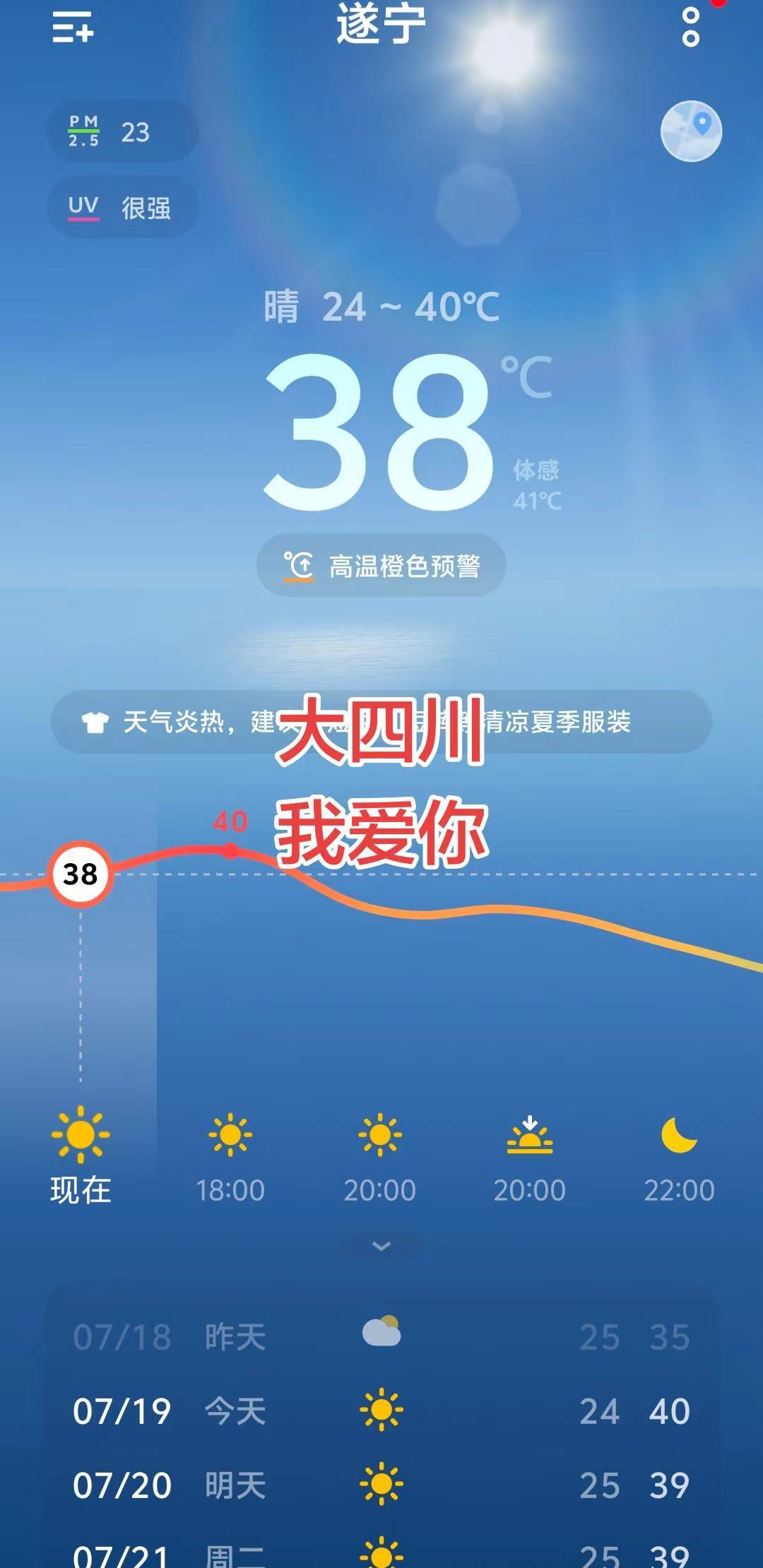 你的城市气温怎样