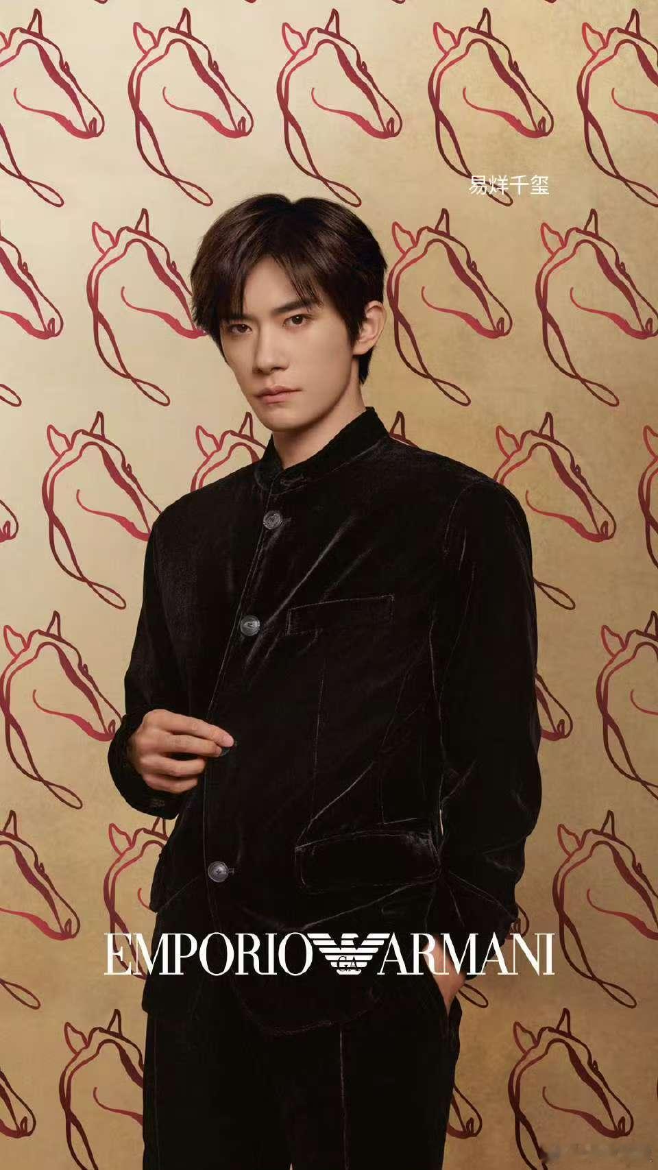 易烊千玺新岁时刻易烊千玺马年大片易烊千玺新岁时刻，好帅，