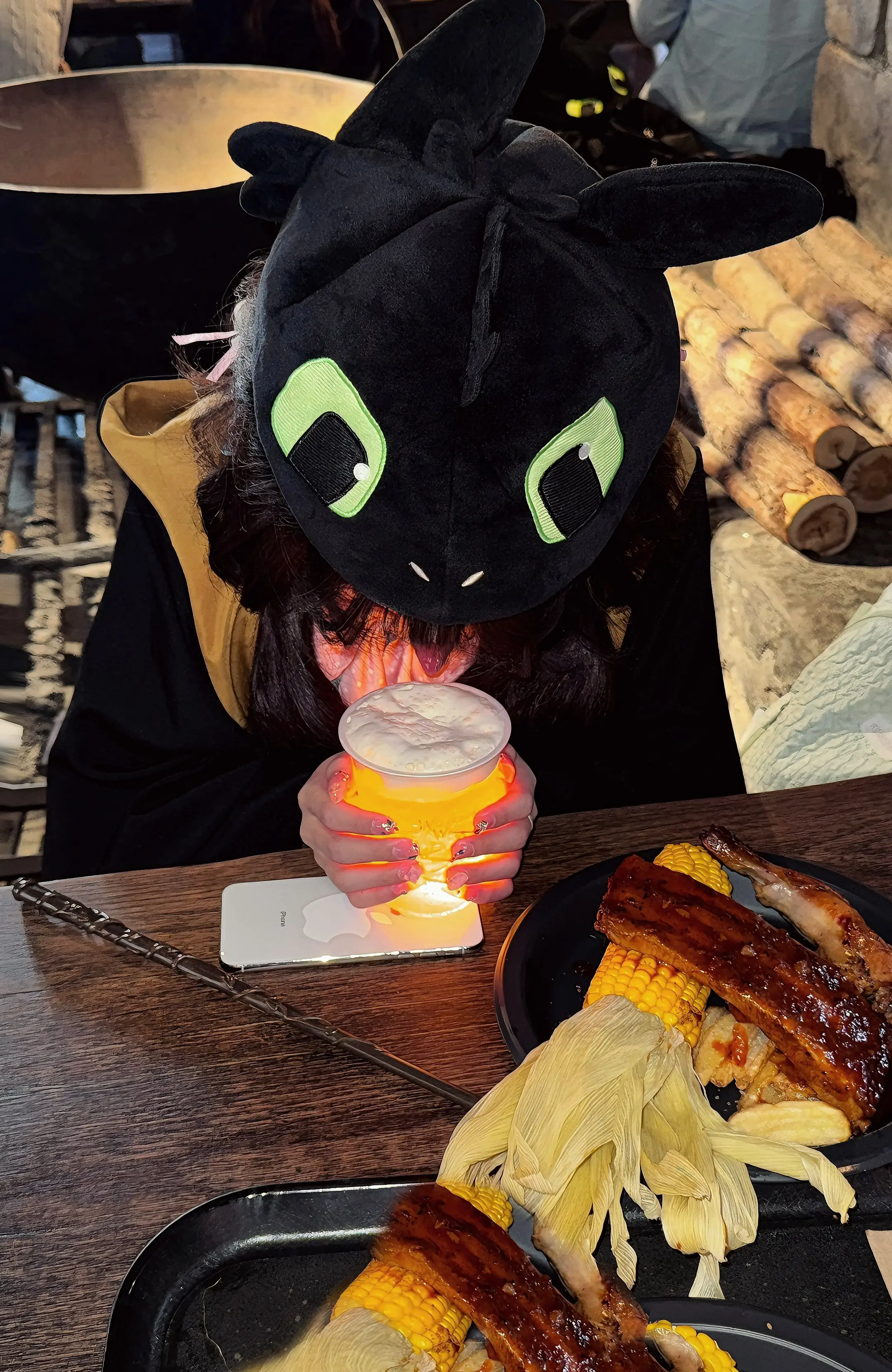 这次来环球就是为了这一张照片