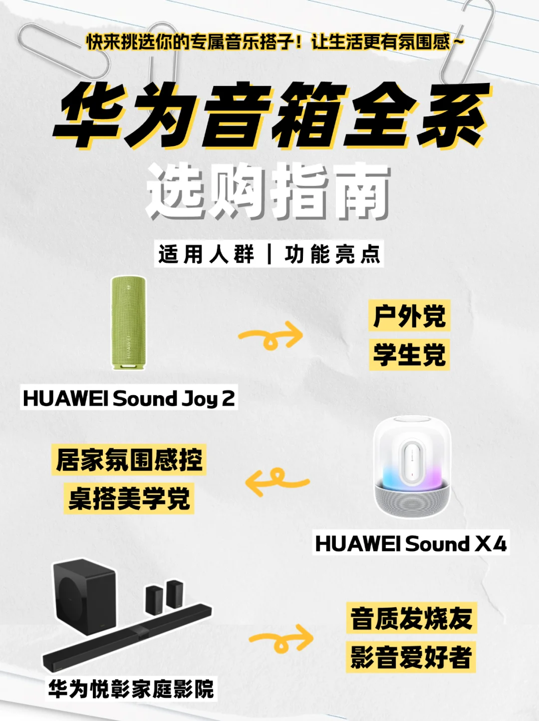 618限时补贴❗️华为音箱中总有一款适合你❗️