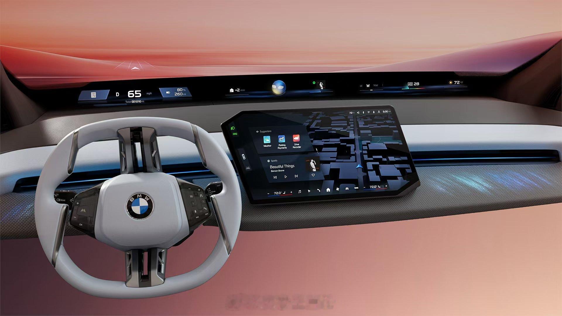 宝马发布新世代超感智能座舱——BMW首创全景iDrive和BMW新世代操作系统X