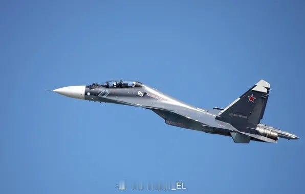 俄罗斯黑海舰队航空兵的一架苏-30SM战斗机8月14日即昨天，在黑海蛇岛附近海域