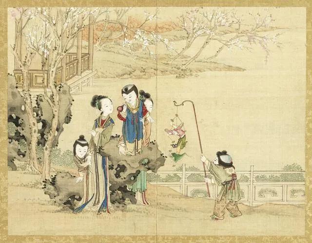 遥夜迟迟烛有花，家人欢笑说年华。
人生勿苦求身外，常得团圆有几家。


在夜幕低