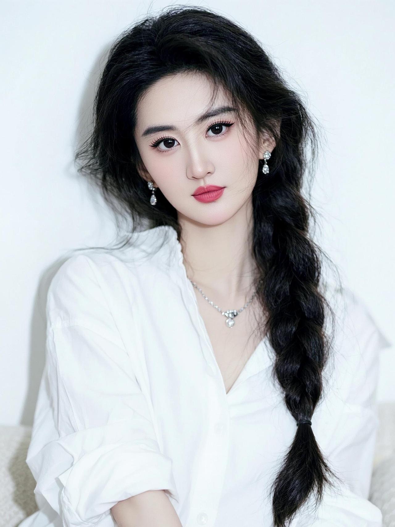 原来衬衫穿起来真的好看抖音ai创作 最美女神 日常分享 漂亮