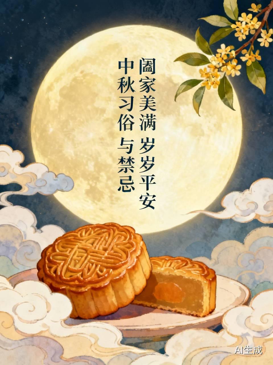 今天就是八月十五中秋节了，从小到大，家里老人总会念叨中秋的各种老规矩。这些并不是