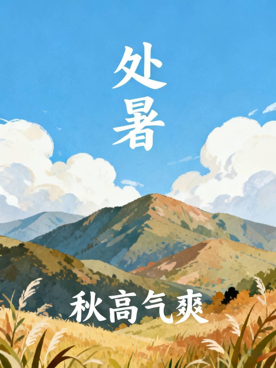 今日处暑，西安将很快退出高温区域？
秋高气爽，晴空万里。今天终于迎来了处暑节气。