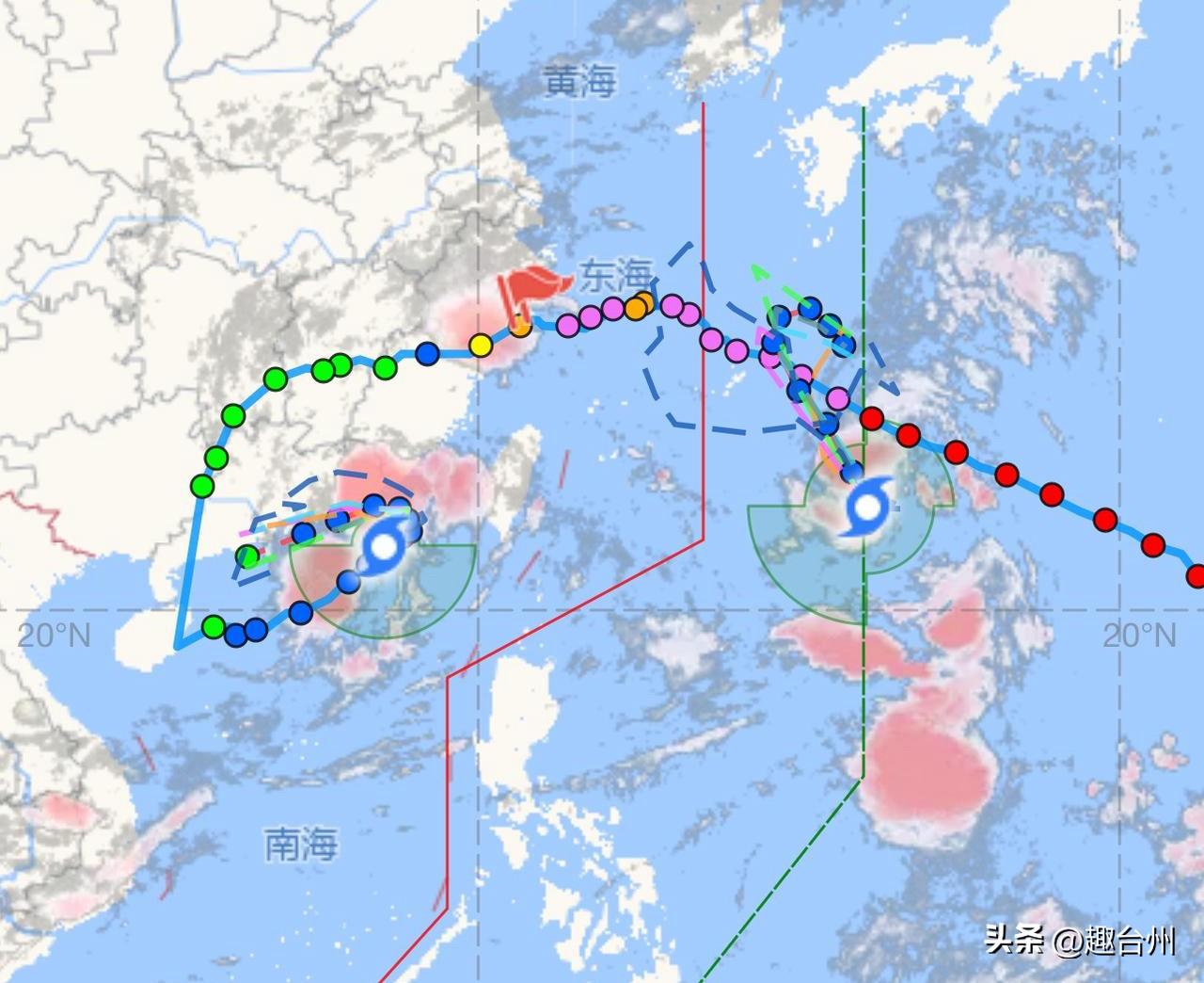 台风双涡轮驱动！玉环发布雷电、大风黄色预警，筑牢沿海安全防线，

9月2日6时2