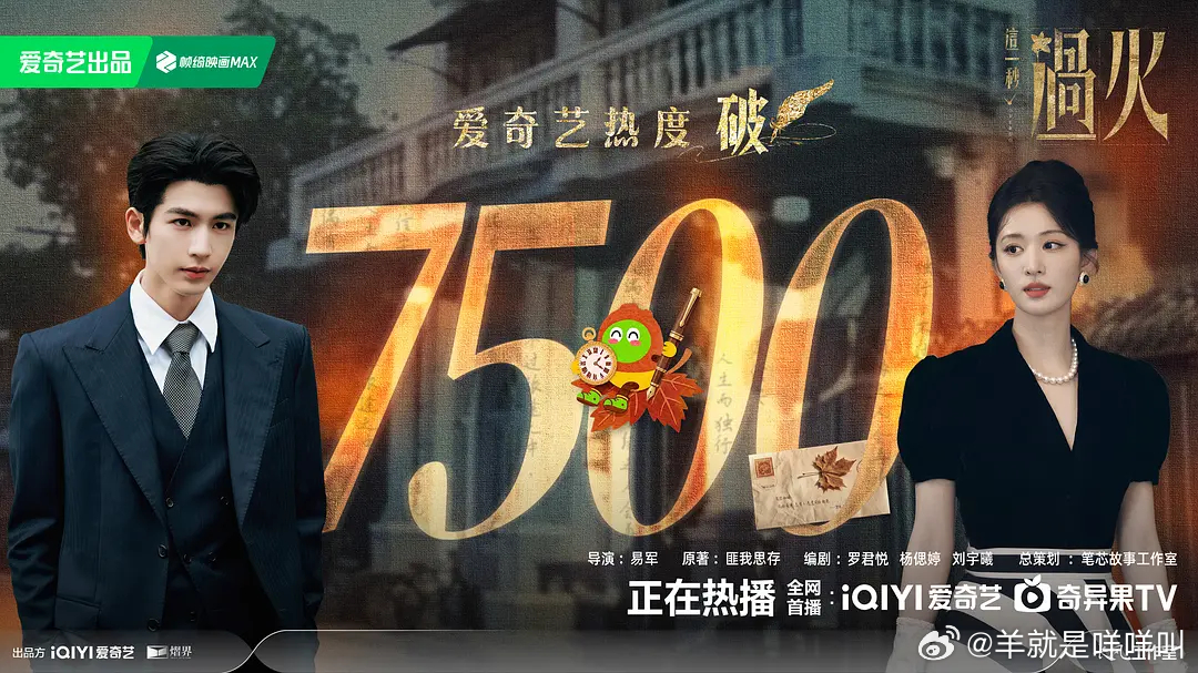 这一秒过火这一秒过火🥝热度破7500 
