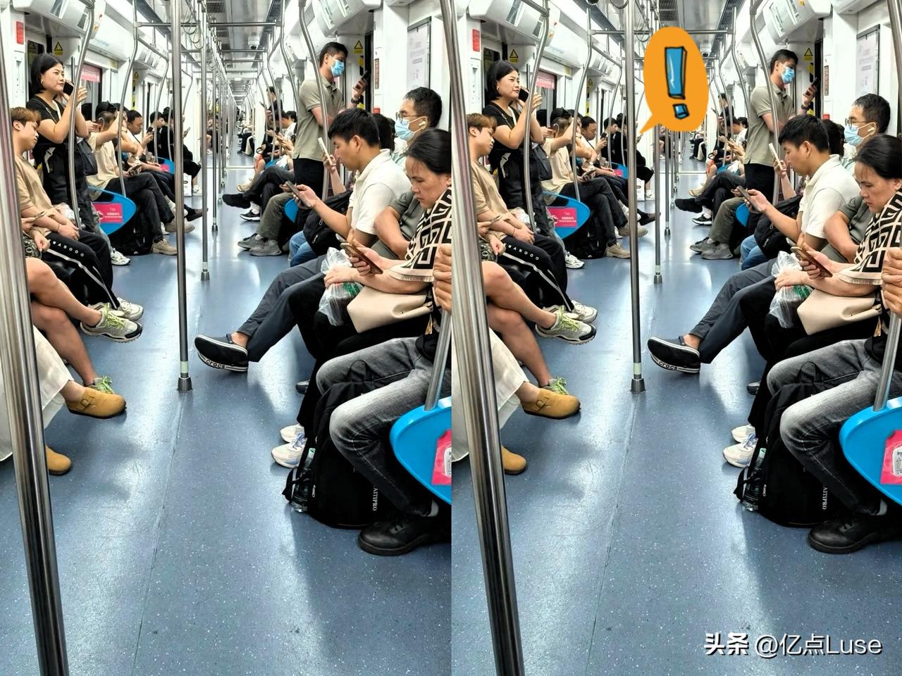 成都地铁上强拽小女孩让座的老人，结局注定不妙。

要么在全网“社死”，一世英名毁