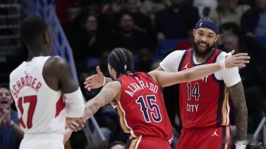 [NBA]鹈鹕138-100大胜猛龙 英格拉姆41+9锡安16分 巴恩斯17分猛
