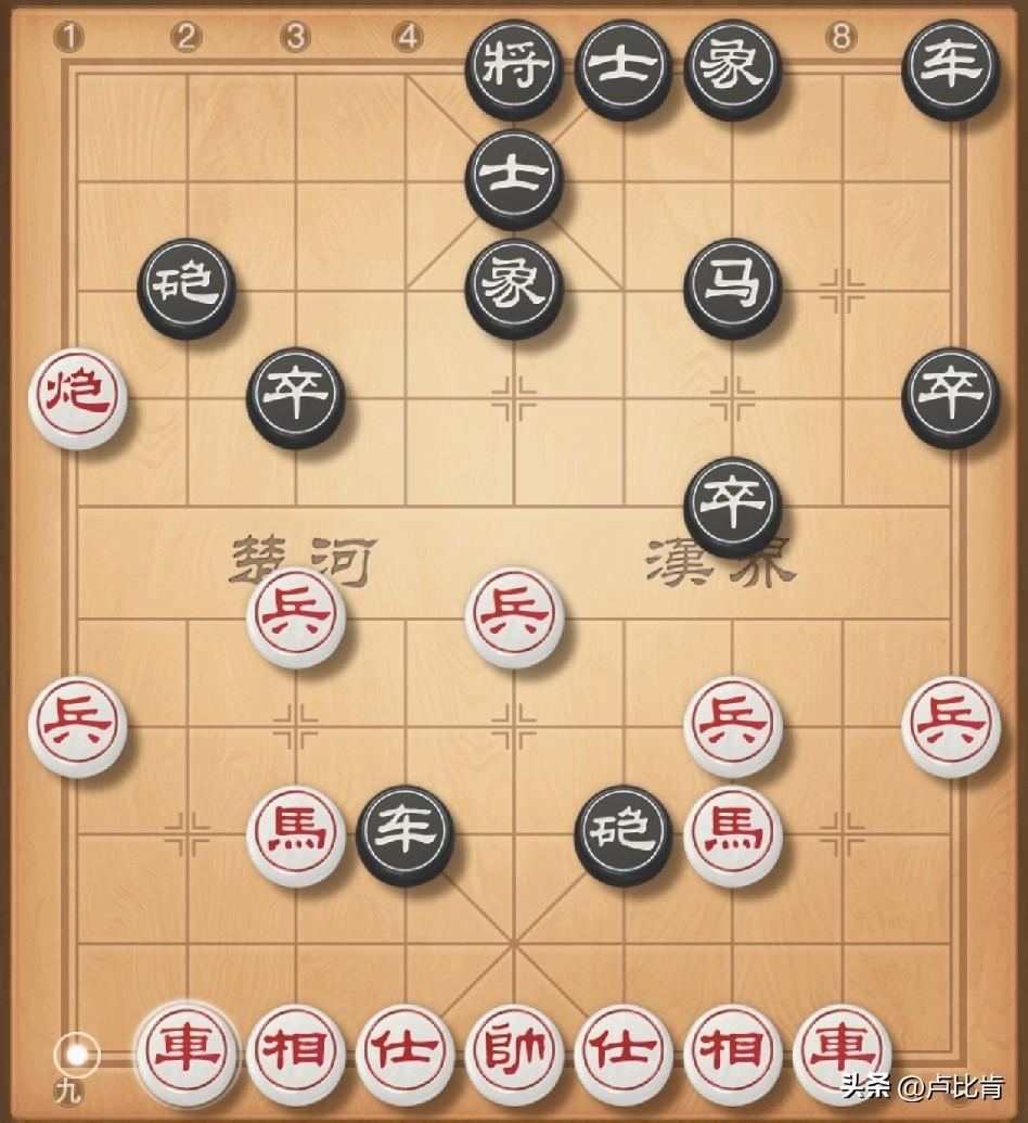 五八炮弃双马，打击反宫马。对方炮6进5拦马腿，同时又要踩我中炮，我炮五平九打边卒