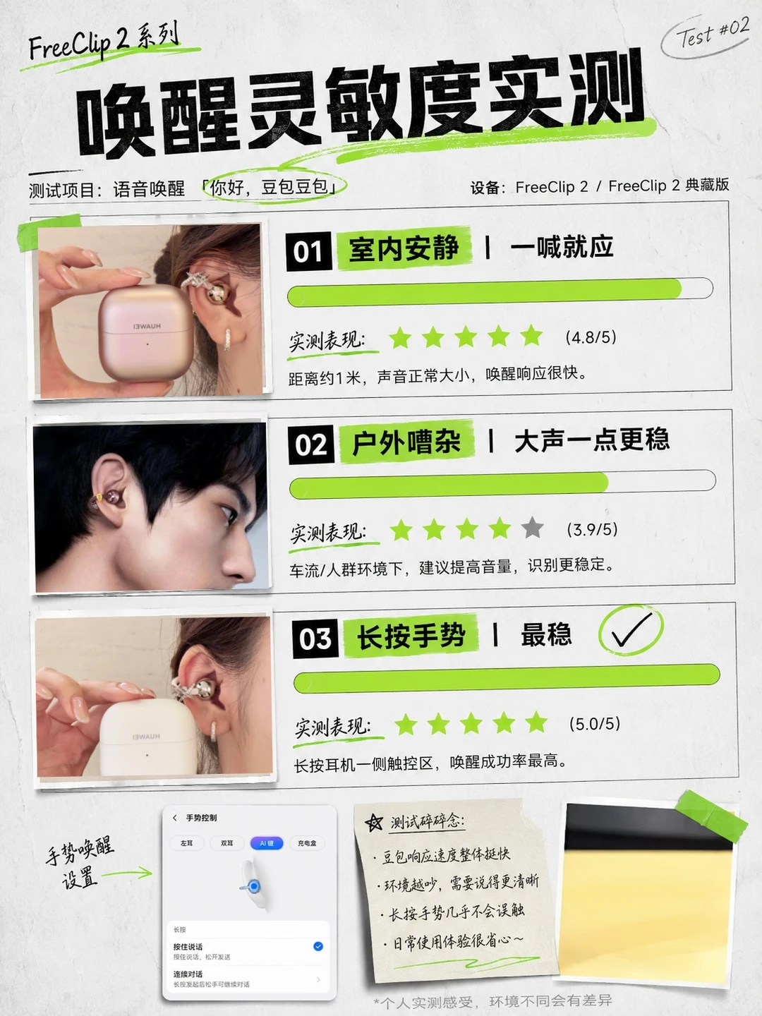 实测｜FreeClip2唤醒豆包到底好不好用