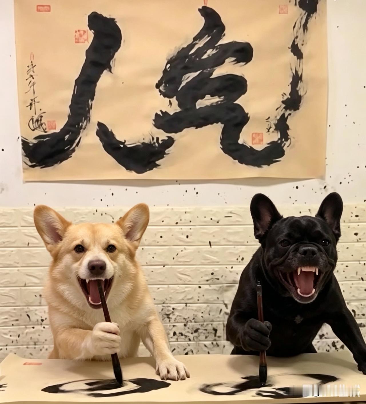 两只写吼书的狗狗，人气不高到很气人。看到这个事，让人一番感叹。怪事自古年年有，如