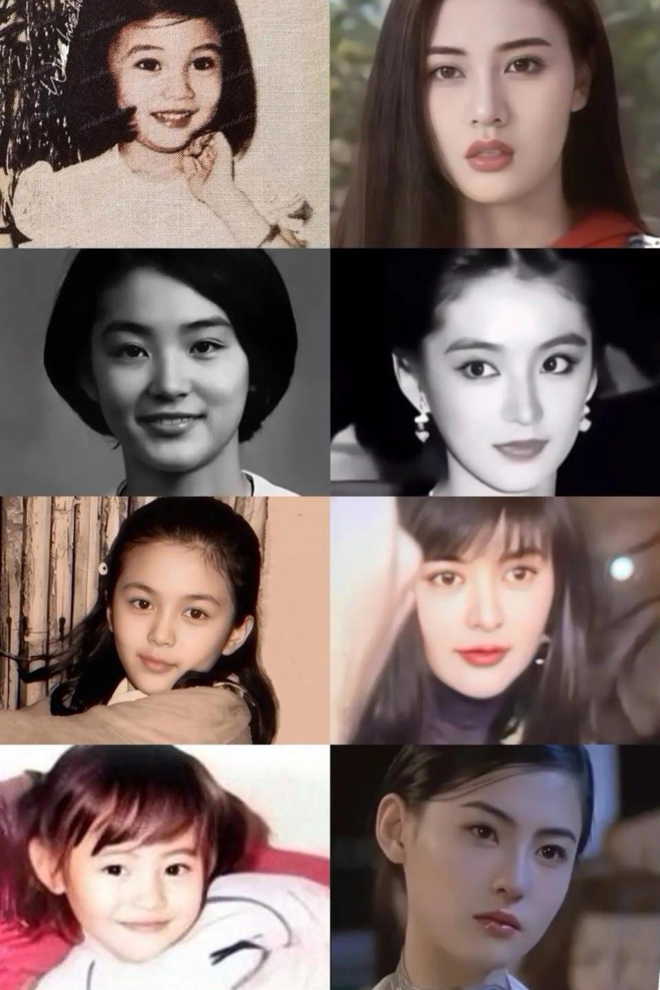不要相信什么女大十八变了，美人是从小就美到大的！