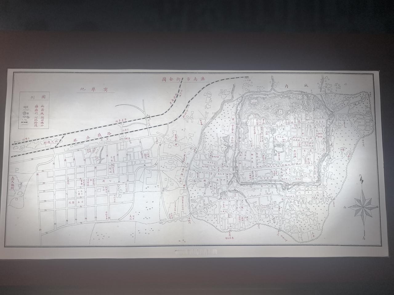 1920年济南市地图