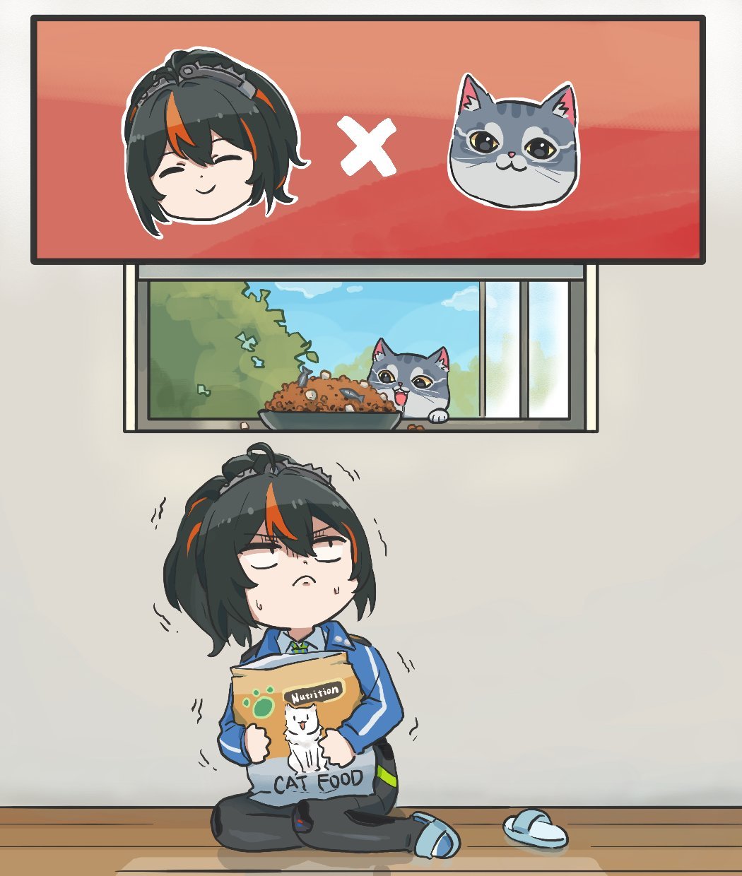 #绝区零[超话]# #绝区零1.1#朱鸢小队的各位和猫猫的关系就像是……[思考]