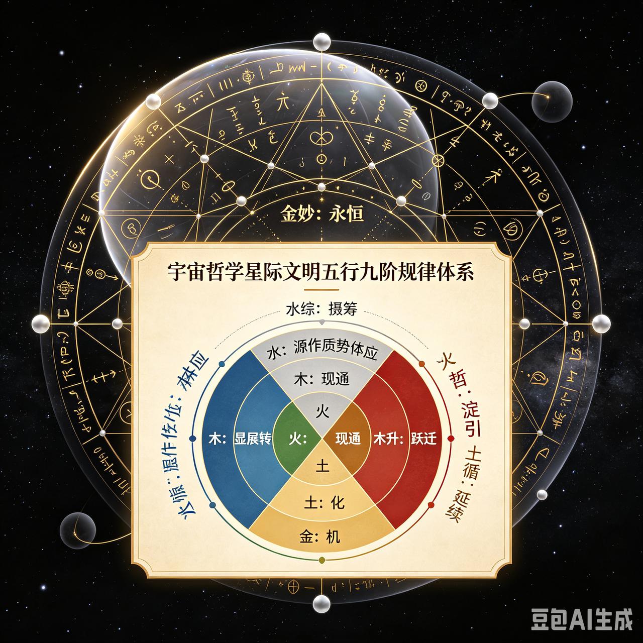 为什么说八卦体系是哲学呢?
因为它是一种世界观和方法论。世界观层面，八卦体系以乾