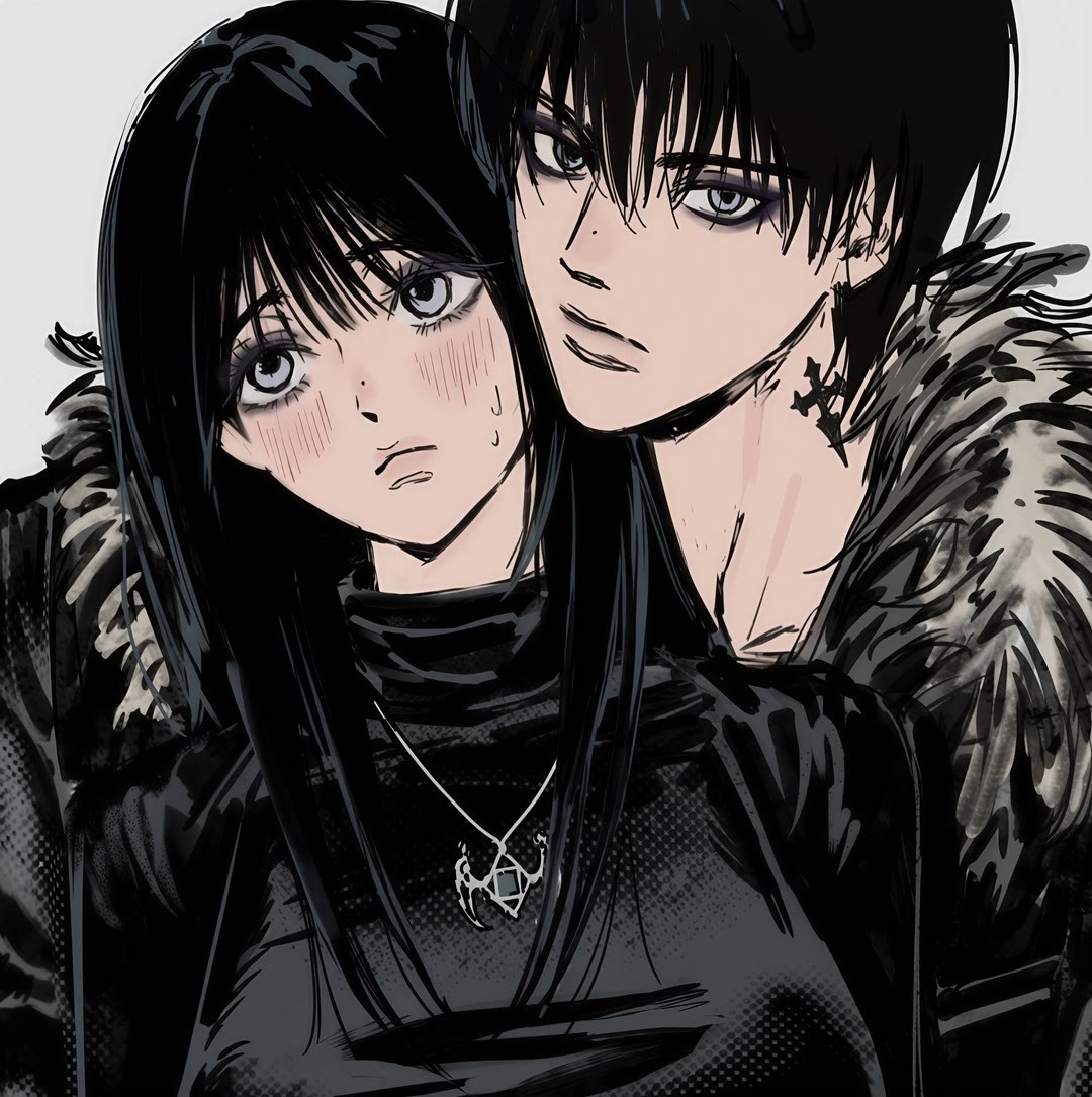 情侣头像动漫情头动漫头像动漫情侣头像把我想的太复杂   说明你也不简单 