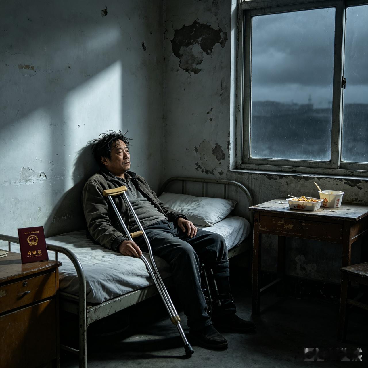 今天早晨抽空去看望了一位儿时的发小，那情景那模样，看得人心里五味杂陈，满是唏嘘。