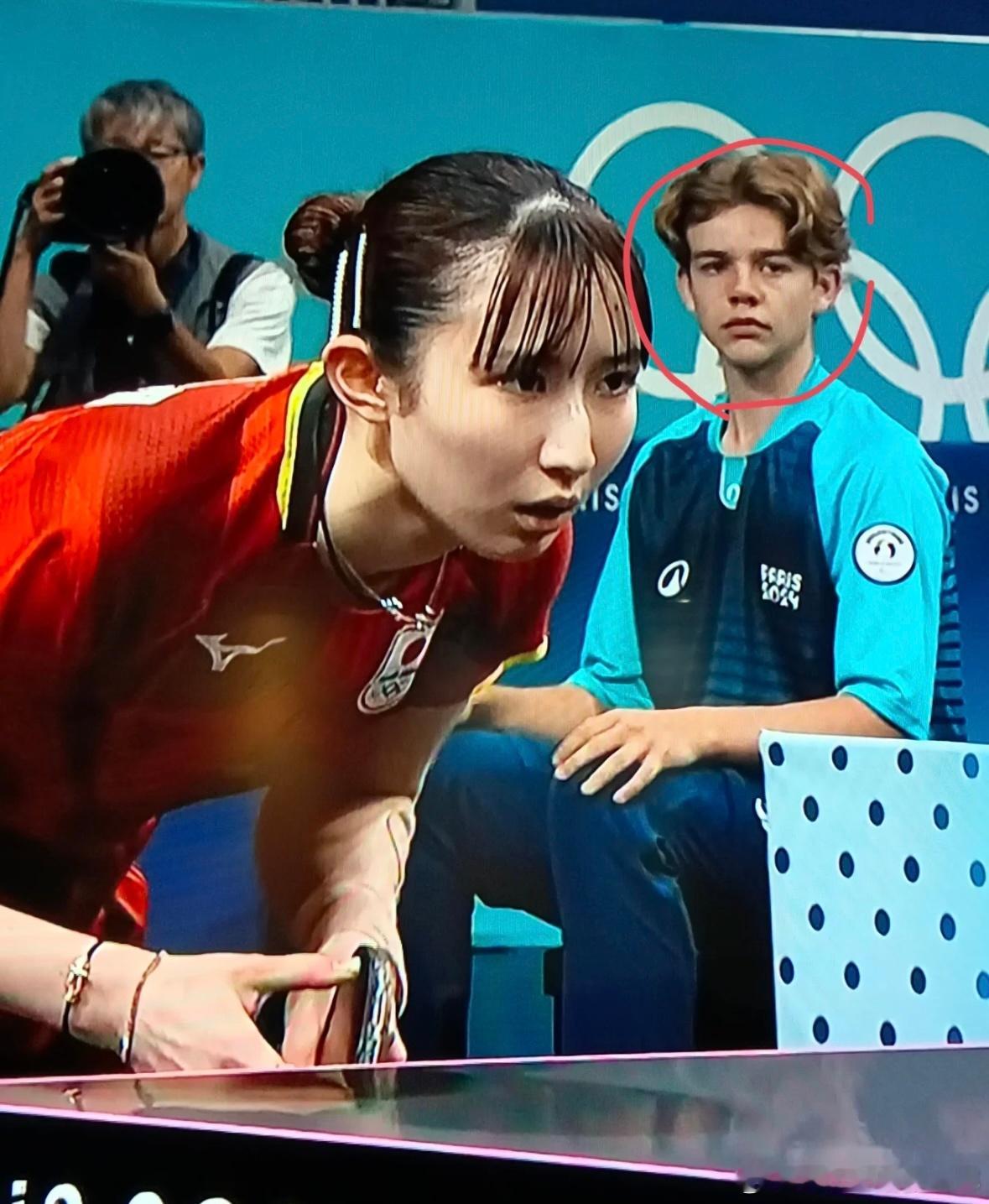 #早田希娜vs申裕斌#后面小哥还挺帅的[爱慕]妹宝加油！拿下🥉 ​​​