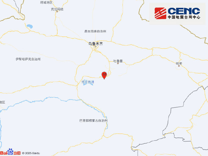 #新疆地震# 中国地震台网正式测定：05月29日14时55分在新疆吐鲁番市托克逊