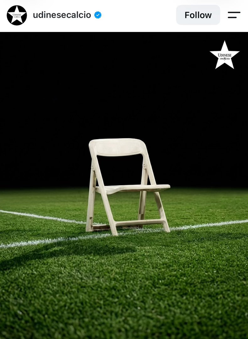 意甲的乌迪内斯刚刚发了这个🤔大家猜测阿拉巴将自由身加盟乌迪内斯 ​​​